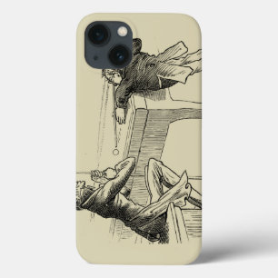 Schets van twee Mannen spellen iPhone 13 Hoesje