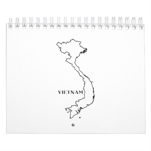 schets van Vietnam Kalender (Hoes)