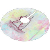 Schets van Waterverf met hand getrokken schoeisel  Kerstboom Rok (Gekanteld)