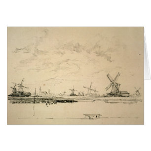 Schets van Windmolens kaarten