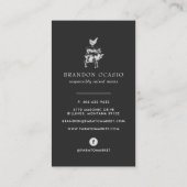 schets | Visitekaartje van kippen en kuikens (Achterkant)