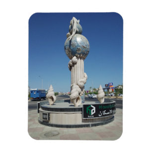 Schets voor de bewoners van de zee magneet