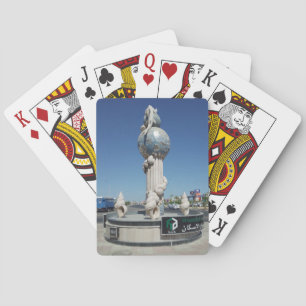 Schets voor de bewoners van de zee pokerkaarten