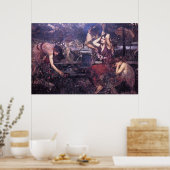 Schets voor Flora en de Zephyrs Poster (Keuken)