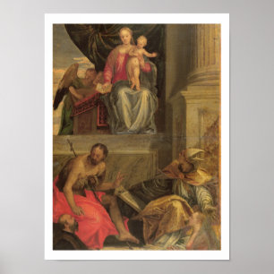 Schets voor het Bevilacqua Altarpart Poster