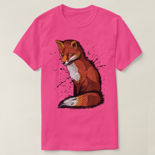 Schets voor kunstwerken van een Fo, inktplatter 26 T-shirt (Design voorkant)