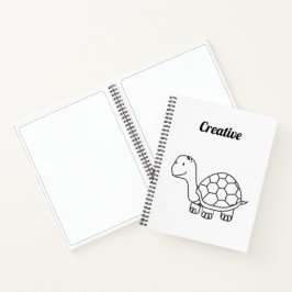 Schets voor schildpad notitieboek