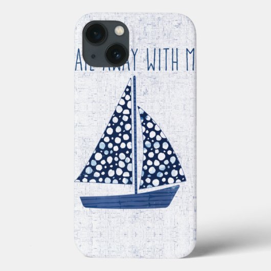Schets Zeequote | Vaar Weg Met Mij Case-Mate iPhone Case (Achterkant)