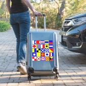 Schets Zeevaartalfabet Vlag Auto Stickers (Koffer Insitu)