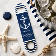 Schetsanker Verlovingsfeestje Marineblauw