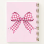 Schetsboek roze boog notitieboek (Achterkant)