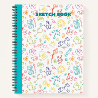 Schetsboek voor kinderen notitieboek