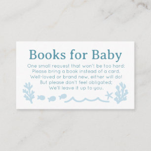 Schetsboeken voor baby's informatiekaartje