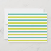 Schetsboot Monogram Vlag Kinderbriefpapier Kaart (Achterkant)