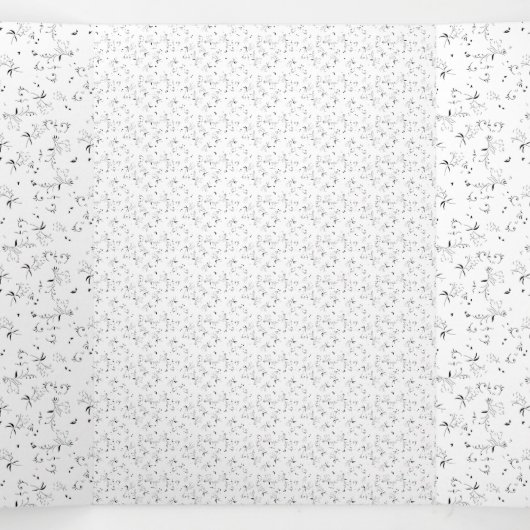 schetsen Design 40 Nine Drieluik Wenskaart (Binnenkant midden)