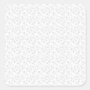 schetsen Design 40 Nine Vierkante Sticker