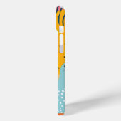 Schetsen en doodles op kleurrijke vormen Case-Mate iPhone case (Achterkant / Links)