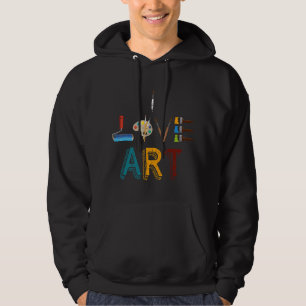 Schetsen Schilder Schilderen Borstel Art School Te Hoodie