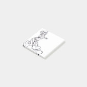 Schetsen van de Flamenco-danser Post-it® Notes (Schuin)