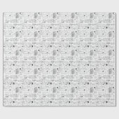 schetsen van wetenschappers cadeaupapier (Vlak)