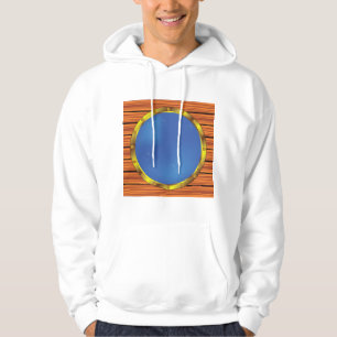 Schetsportaalraam van schip met Blauwe Water Hoodie