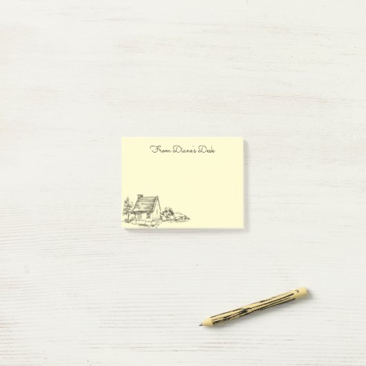 Schetst Post-it® Notes (Op bureau)