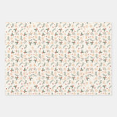 Schetste Boho Trees Holiday Wrapping Paper (Voorkant 3)