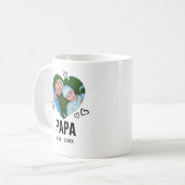 Schetste papa hartfoto koffiemok (Voorkant links)