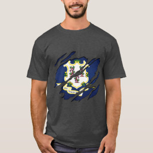 Scheur Connecticut weg T-shirt