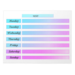 Scheur de kalender af, creëer een notitieboek met  notitieblok