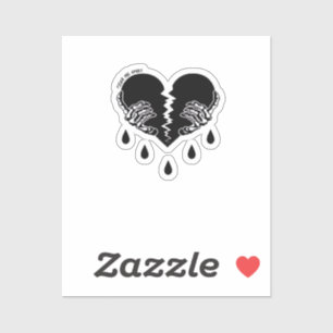 Scheur me uit elkaar klassieker sticker