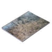 Scheurbreuk van de textuurgrunge notitieboek (Linkerzijde)