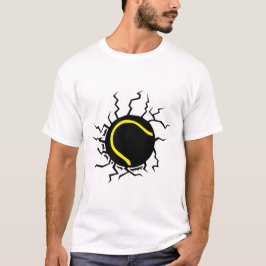 scheuren tennisslag vloerbekleding t-shirt