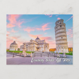 Scheve Toren van Pisa, Italië Briefkaart