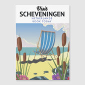 Scheveningen Nederland strandposter (Voorkant)