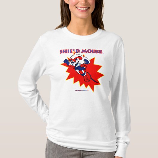 SCHIELD MOUSE "TAKE UIT!" T-SHIRT (Voorkant)