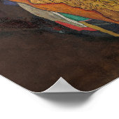 Schiele - moeder met twee kinderen poster (Hoek)