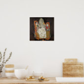 Schiele - moeder met twee kinderen poster (Keuken)