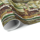 Schiele - Stein op de Donau, Terraced Vineyard Cadeaupapier (Rol Hoek)