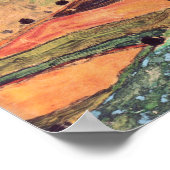 Schiele - Veldlandschap 1910 Poster (Hoek)