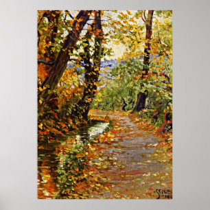Schiele - Winding Brook Poster