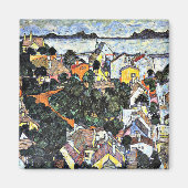 Schiele - Zomerlandschap, Krumau Magneet (Voorkant)