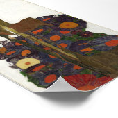 Schiele - Zonnebloemen 1909 Poster (Hoek)