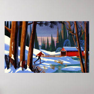 Schier over land. poster