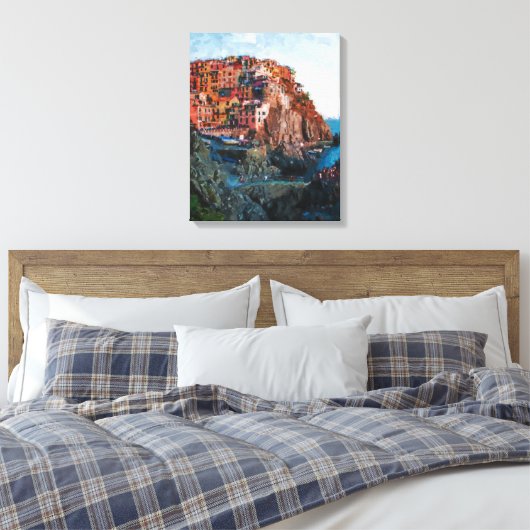 schiereiland canvas afdruk (Insitu (Slaapkamer))