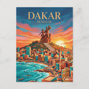 Schiereiland Dakar Senegal Briefkaart