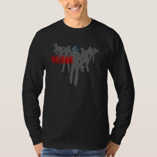 Schiet de Zombies neer - game over de schotwapon T-shirt