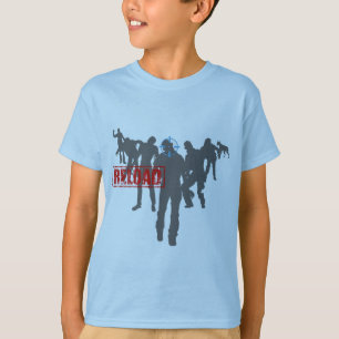 Schiet de Zombies neer - game over de schotwapon T-shirt