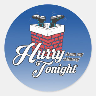 Schiet op met mijn schoorsteen vanavond ronde sticker