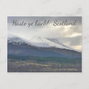 Schiet op! Schotland. Briefkaart. Briefkaart